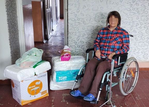 Собираем помощь для женщины-инвалида в Луганске